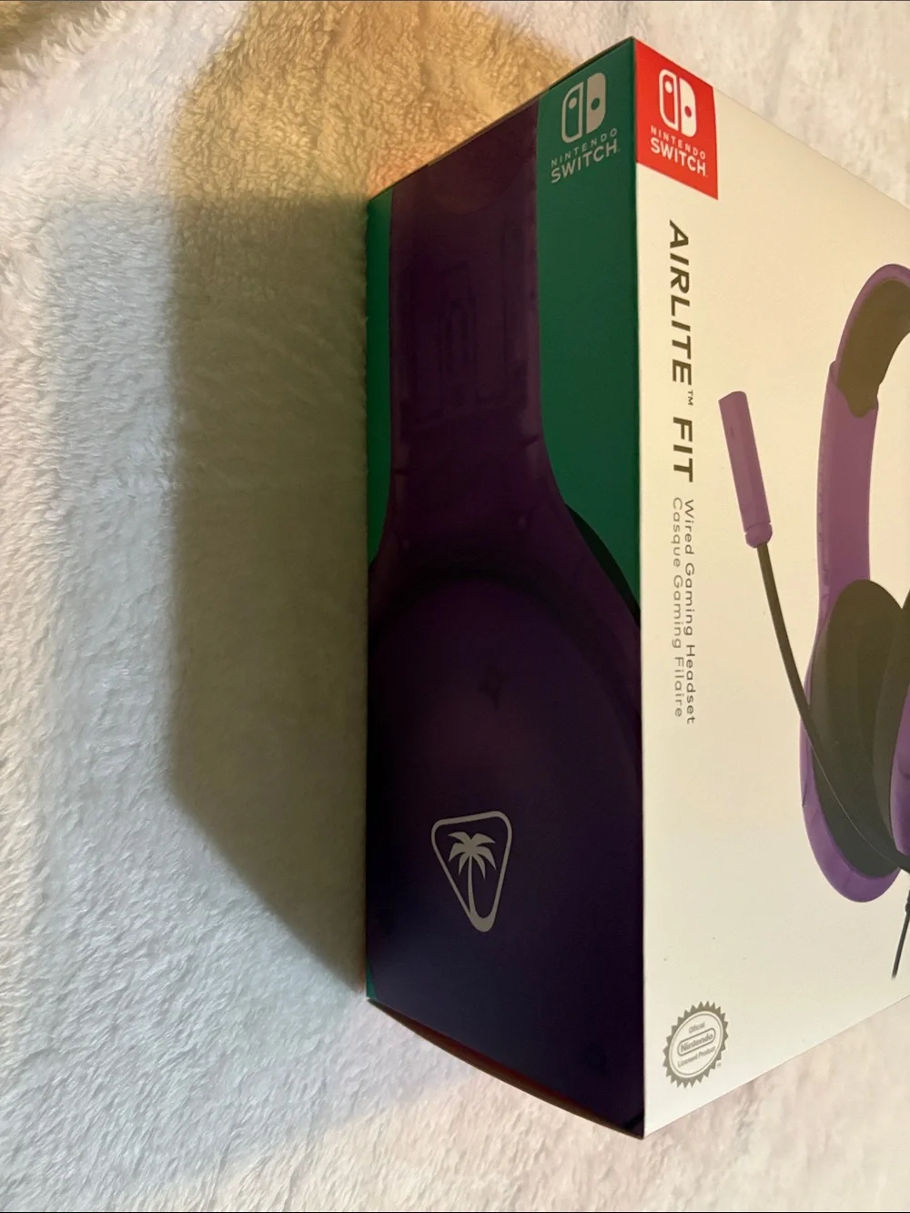 Nintendo Turtle Beach AirLite Fit Wired Gaming Headset - Purple